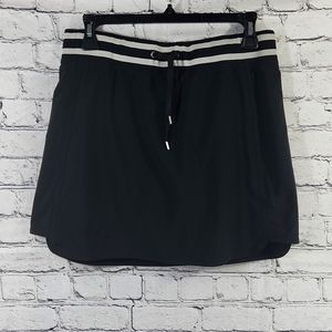 Athleta "Lenora" Skort Women's Black Mini Skirt shorts combo